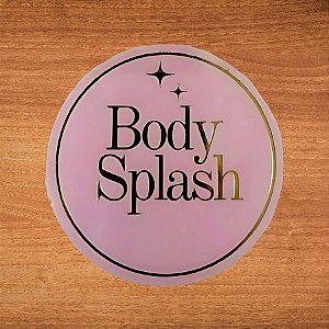 Adesivo Body Splash Pink - Ref.2358 - Hot Stamping - 4x4cm - 20 unidades - Stickr - Rizzo