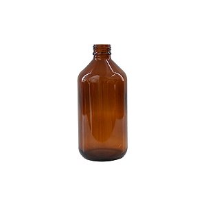 Frasco Para Perfumaria De Vidro - Âmbar - Rosca 24/400 - 250ml - 1 unidade - Rizzo