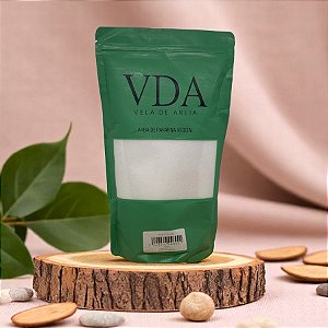 Cera Vegetal Areia Pronta para Vela - Branco - 500g - 1 unidade - Rizzo