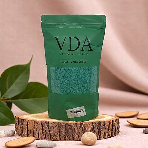 Cera Vegetal Areia Pronta para Vela - Verde - 500g - 1 unidade - Rizzo