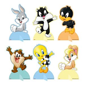 Decoração de Mesa - Loone Tunes Baby - 6 unidades - Rizzo