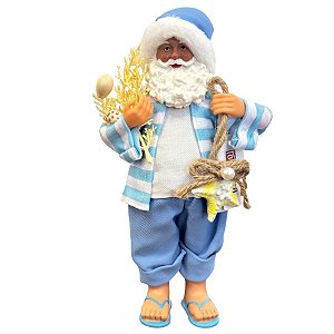 Papai Noel Decorativo Em Pé - Praiano - 28cm - 1 unidade - Rizzo