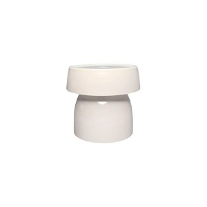 Boleira Cogumelo Pequena - Branco - 12x13cm - 1 unidade - Rizzo