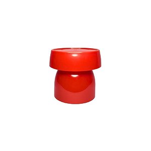Boleira Cogumelo Pequena - Vermelho - 12x13cm - 1 unidade - Rizzo