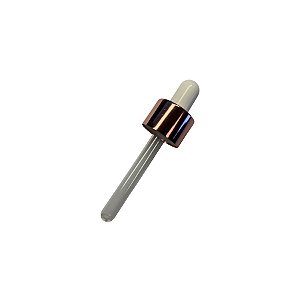 Conta Gotas Prime - Rosé e Branco - Rosca 18/410 - 8,5cm - 1 unidade - Rizzo