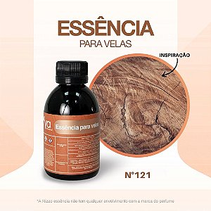 Essência Warm Wood Concentrada Para Velas N°121 - 100g - 1 unidade - Vya - Rizzo