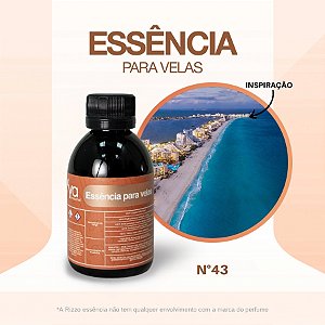 Essência Costa Azul Concentrada Para Velas N°43 - 100g - 1 unidade - Vya - Rizzo