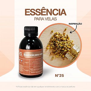 Essência Camomila Concentrada Para Velas N°25 - 100g - 1 unidade - Vya - Rizzo