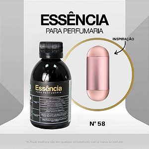 Essência Sara Concentrada para Perfumaria N°58 - 100g - 1 unidade - Rizzo