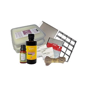 Kit Para Sabonete Em Barra Artesanal Iniciante Com Extrato De Camomila E Óleo Essencial - 1 unidade - Rizzo