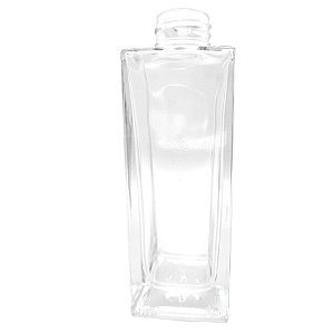 Frasco para Perfumaria de Vidro - Retangular Transparente - 150ml - 1 unidade - Rizzo