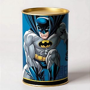 Lata Para Ovo De Pascoa 250g - Batman - 9,5x17x9,5cm - 1 unidades - Cromus - Rizzo