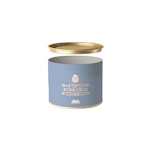 Lata Para Doces Rígida - Cordeirinho Versículo - 1 unidade - Cromus - Rizzo