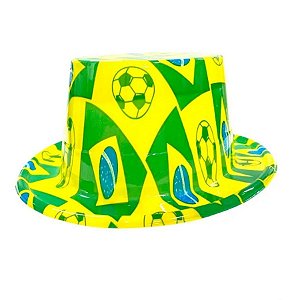 Chapéu de Plástico - Bandeira - 1 unidade - Rizzo