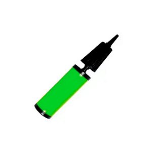 Inflador a Ar Bomba Manual Para Balão - Verde - 1 unidade - Rizzo