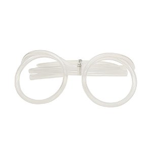 Óculos Canudo - Transparente - 11,4cm - 1 unidade - Cromus - Rizzo