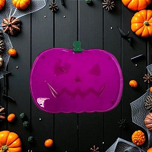 Enfeite Decorativo Halloween - Bandeja De Abobóra - Roxo Cristal - 20x15cm - 1 unidade - Rizzo