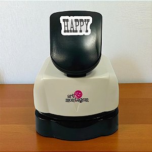 Furador Easy 3 2" – Recorte, Relevo, Carimbo e Emboss - Happy - 1 unidade - Art Montagem - Rizzo