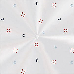 Saco Transparente Decorado - 11x19,5cm - Velejar - 100 unidades - Cromus - Rizzo