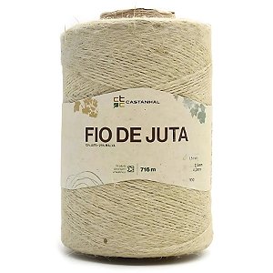 Fio de Juta Natural Claro - 716m - 1 unidade - Rizzo
