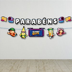 Faixa Decorativa - Stumble Guys - 129x15cm - 1 unidade - Regina - Rizzo