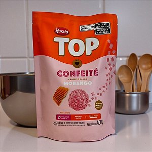 Top Confeité Sabor Morango - Top - 400g - 1 unidade - Harald - Rizzo