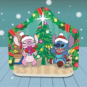 Decoração de Mesa - Natal Stitch - 21x18cm - 1 unidade - Disney Original - Rizzo