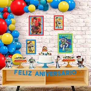 Kit Festa Fácil - Toy Story - 40 Itens - 1 unidade - Disney Original - Rizzo
