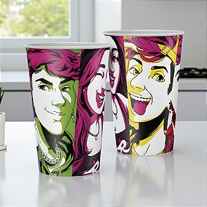Copo de Papel - Emilly Vick e dos Rosa - 180ml - 8 unidades - Regina - Rizzo