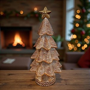 Enfeite Decorativo de Natal - Árvore de Natal - 27.5x13cm - 1 unidade - Cromus - Rizzo