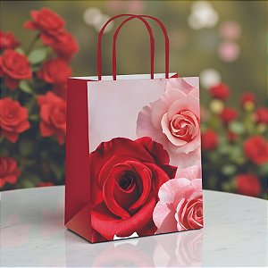 Sacola de Papel - Belle - P 14,5x21x8cm - 1 unidade - Cromus - Rizzo