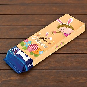 Capa de Páscoa para Caixa de BIS - Menina - 19,5x5,5x3,5cm - 3 unidades - Rizzo