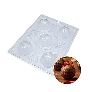 Forma de Acetato Especial - Bolinha De Natal Losango - Ref.10050 - 1 unidade - BWB - Rizzo