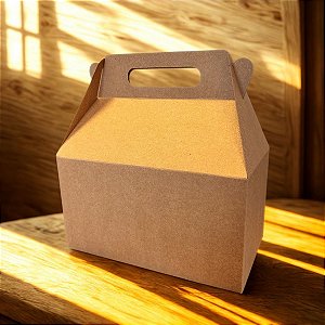 Caixa Sacolinha S12 (20xx11,5x11cm) Kraft - 10 unidades - Assk - Rizzo