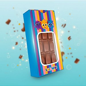 Caixa para Tablete de Chocolate - Bolofofos - 1 unidade - Festcolor - Rizzo