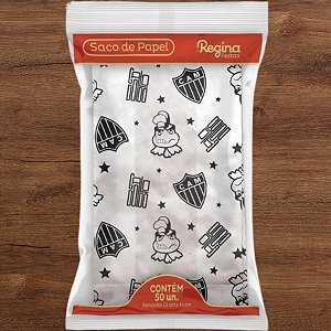 Saco de Papel - Atlético Mineiro - 7,5x14cm - 50 unidades - Regina - Rizzo