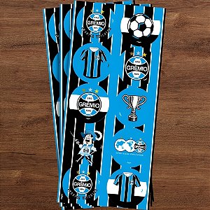 Adesivo Redondo - Grêmio - 4x4cm - 30 unidades - Regina - Rizzo