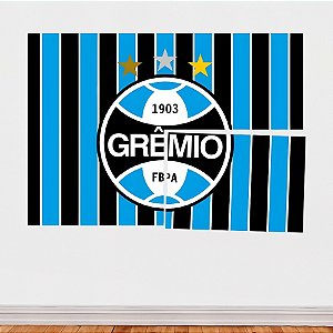 Painel Decorativo 4 Lâminas - Grêmio - 126x88cm - 1 unidade - Regina - Rizzo