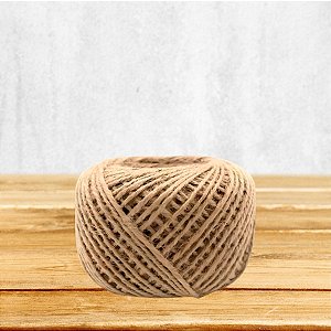 Rolo Fio de Juta Natural - 2mm x 50m - 1 unidade - Art Montagem - Rizzo
