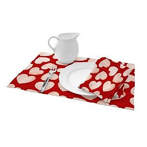 Jogo Americano - Amore - 40x30cm - 2 unidades - Regina - Rizzo