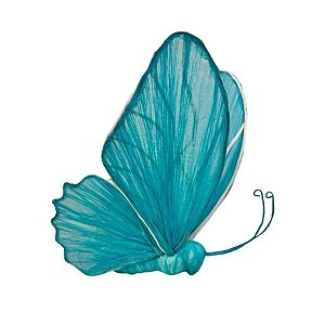 Enfeite Decorativo para Pendurar - Borboleta Azul - 50x36x8cm  - 1 unidade - FlorArte  - Rizzo