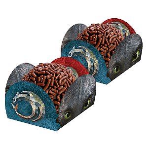 Porta Forminha - Como Treinar O Seu Dragão - 3,5x3,5cm - 40 unidades - FestColor - Rizzo