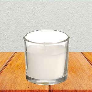 Vela Aromática - Vanilla (Baunilha) - Branca - 5x5cm - 1 unidade - Cromus - Rizzo