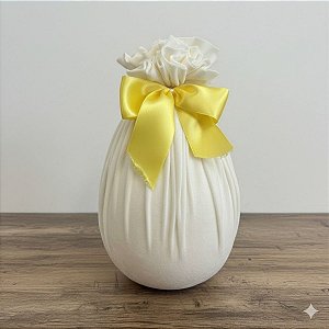 Decoração de Páscoa - Ovo Amarelo Pastel - 500g - 1 unidade - Rizzo