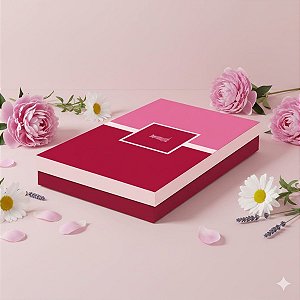 Caixa Retangular com Tampa - Femme - M 30x21x9cm - 1 unidade - Cromus - Rizzo