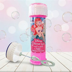 Lembrancinha Bolha de Sabão - Ariel - 60ml - 1 unidade - Disney Original - Rizzo