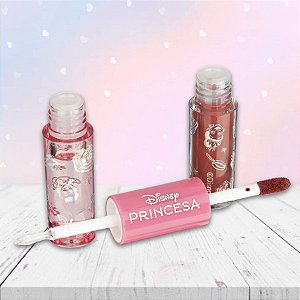 Batom e Gloss Duo - Princesas - Royal Kiss - 3,6g - 1 unidade - Disney Original - Rizzo