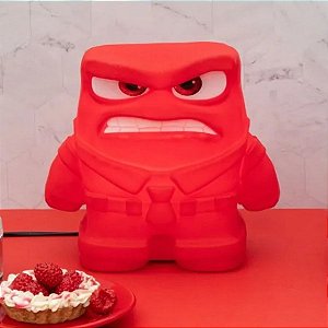 Luminária Raiva - Divertidamente - 23cm - 1 unidade - Disney Original - Rizzo