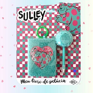 Meu Mini Livro de Pelúcia - Sulley - Monstros S.A - 11x8cm - 1 unidade - Disney Original - Rizzo
