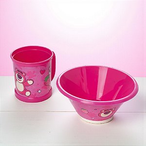Kit Caneca e Bowl -  Lotso - Toy Story - 1 unidade - Disney Original - Rizzo